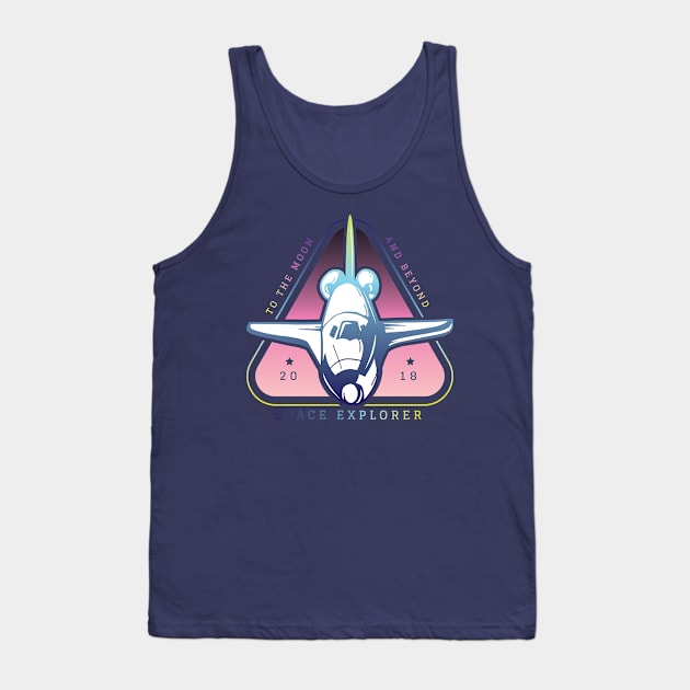 USA Space Explorer Agency Vintage Tank Top by LR_Collections